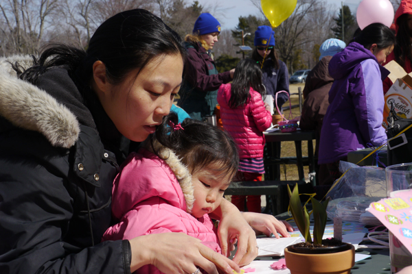 parent child spring party